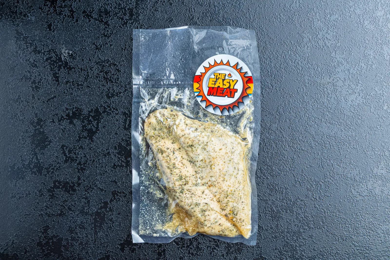 Sous-vide chicken fillet in its vacuum pack