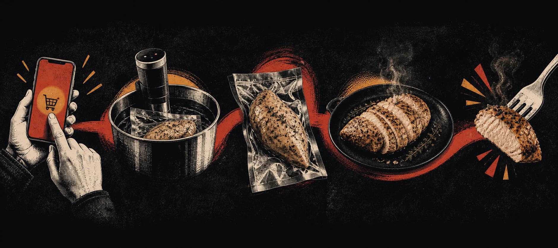 We cook. You eat.